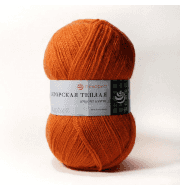 Пряжа Пехорка Ангорская теплая Цвет.189 Ярко-оранжевый