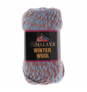 Пряжа Himalaya Winter wool Цвет.01 гол.оранж.мел.