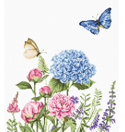 B2360 Летние цветы и бабочки