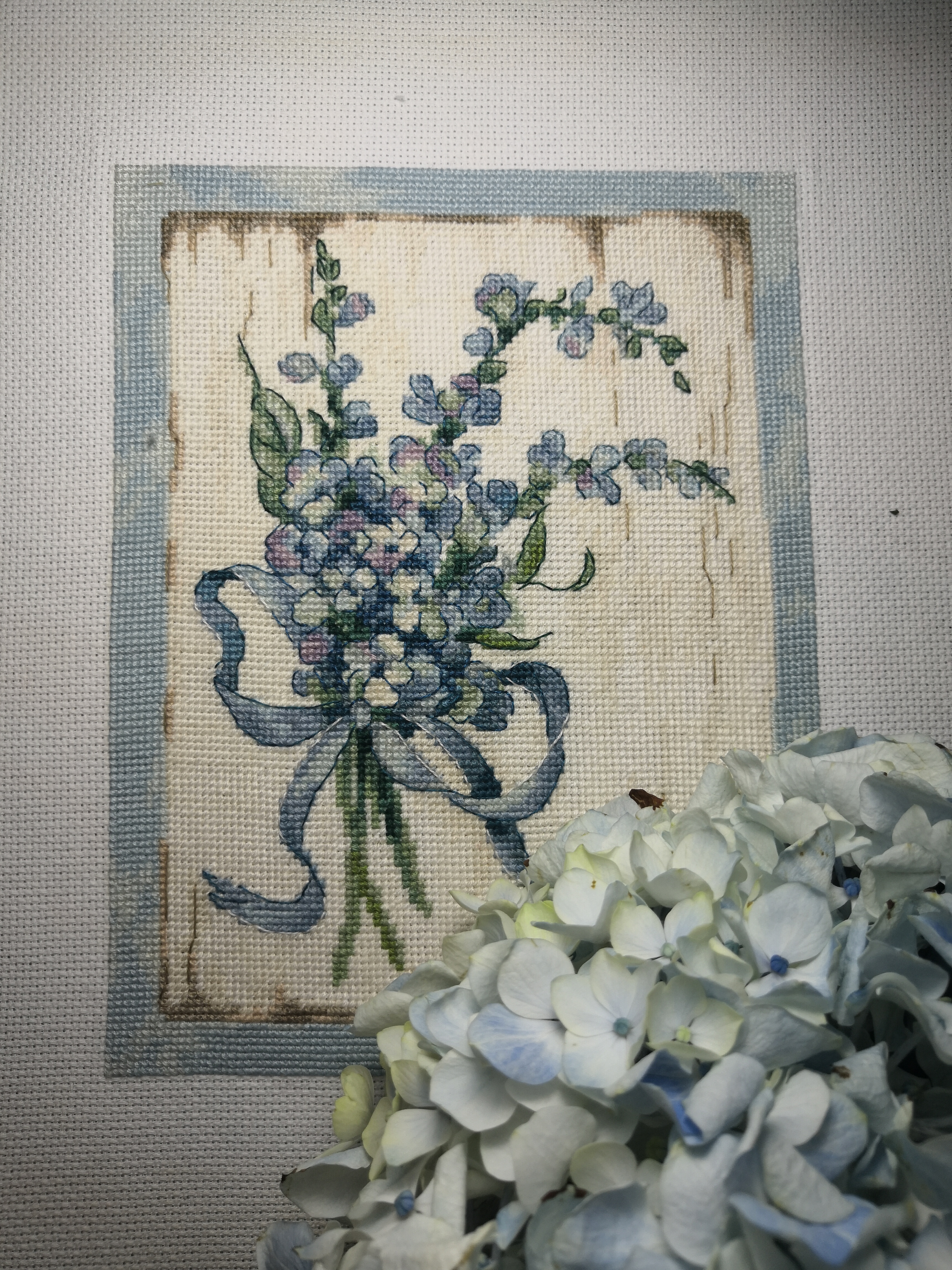 974 - Голубые цветы 1