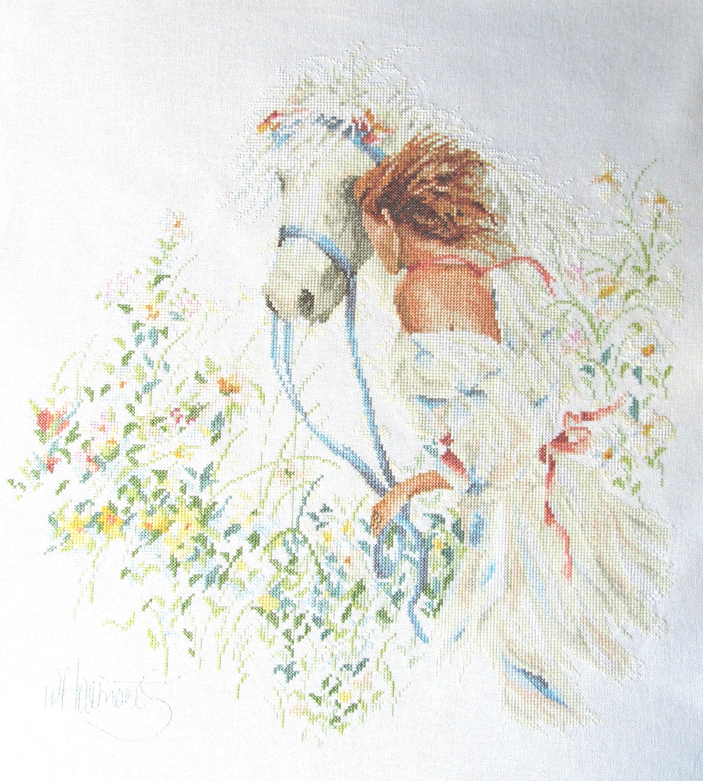 PN-0007952 Лошадь и цветы